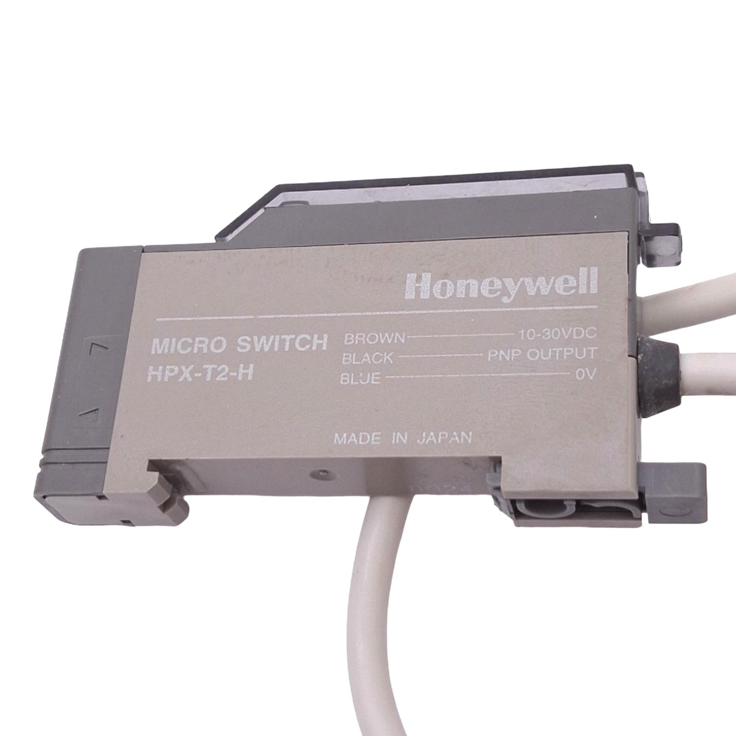 Used Honeywell HPX-T2-H Photoelectric Sensor, 10-30VDC, PNP Out, 3-Wire, DIN Rail