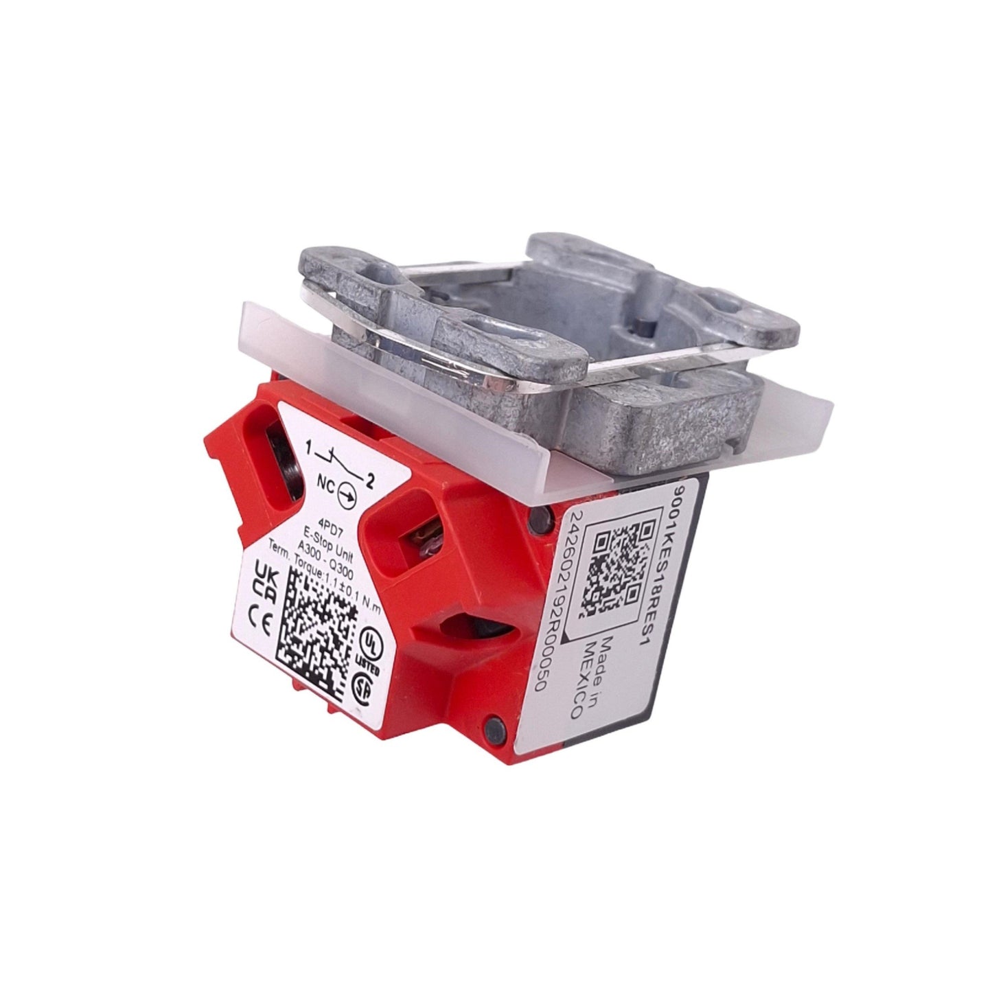 New Schneider Electric 9001KES18RES1, Harmony Body for 30mm E-Stop Switch, 1NC