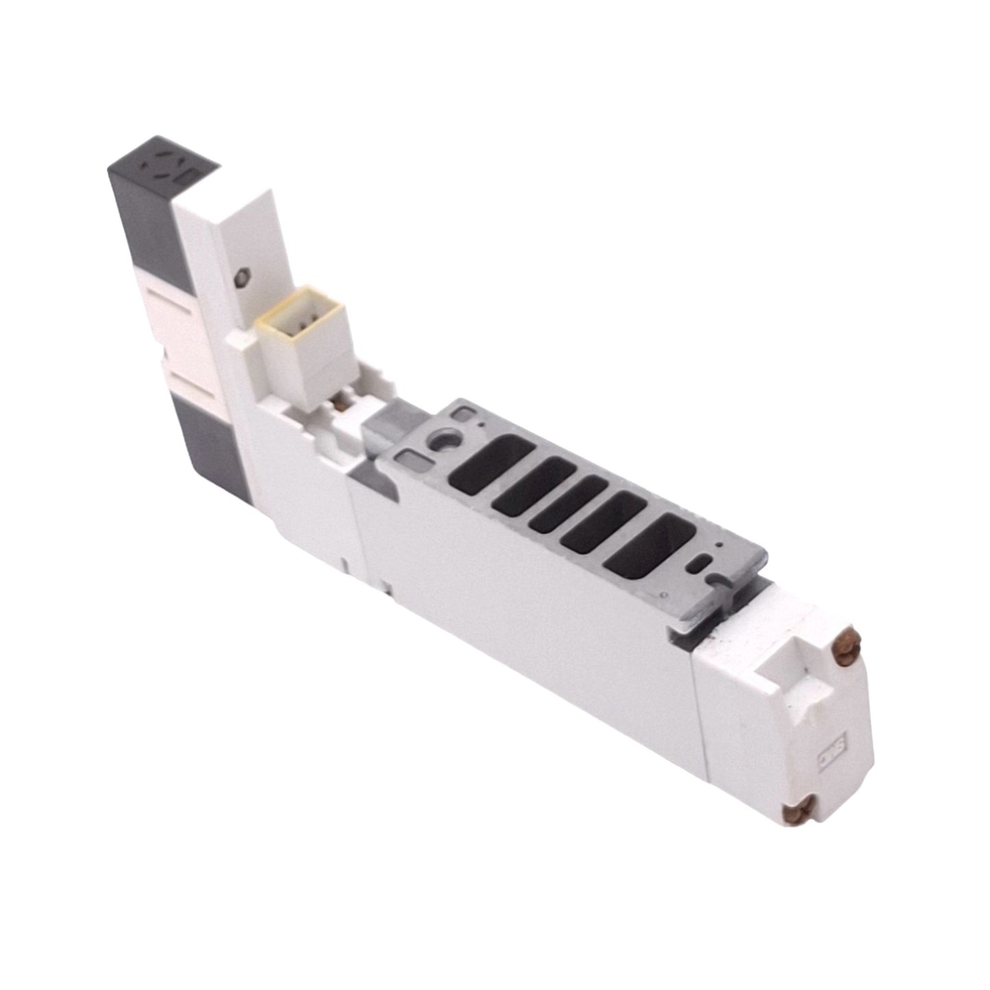 Used SMC VQ2300N-5 Solenoid Valve, 5-Port 3-Position Closed, 0.1-0.7MPa, 24VDC Coil