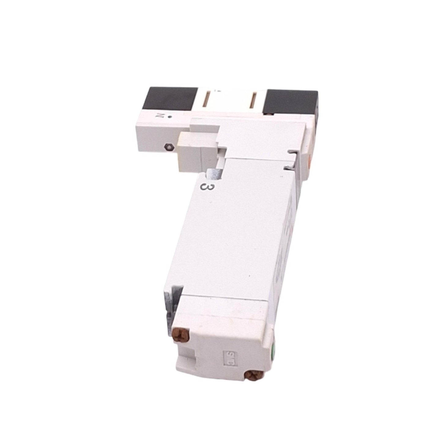 Used SMC VQ2300N-5 Solenoid Valve, 5-Port 3-Position Closed, 0.1-0.7MPa, 24VDC Coil