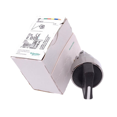 New Schneider Electric ZB4BD2 Selector Switch Head, 2-Position Maintained, 22mm