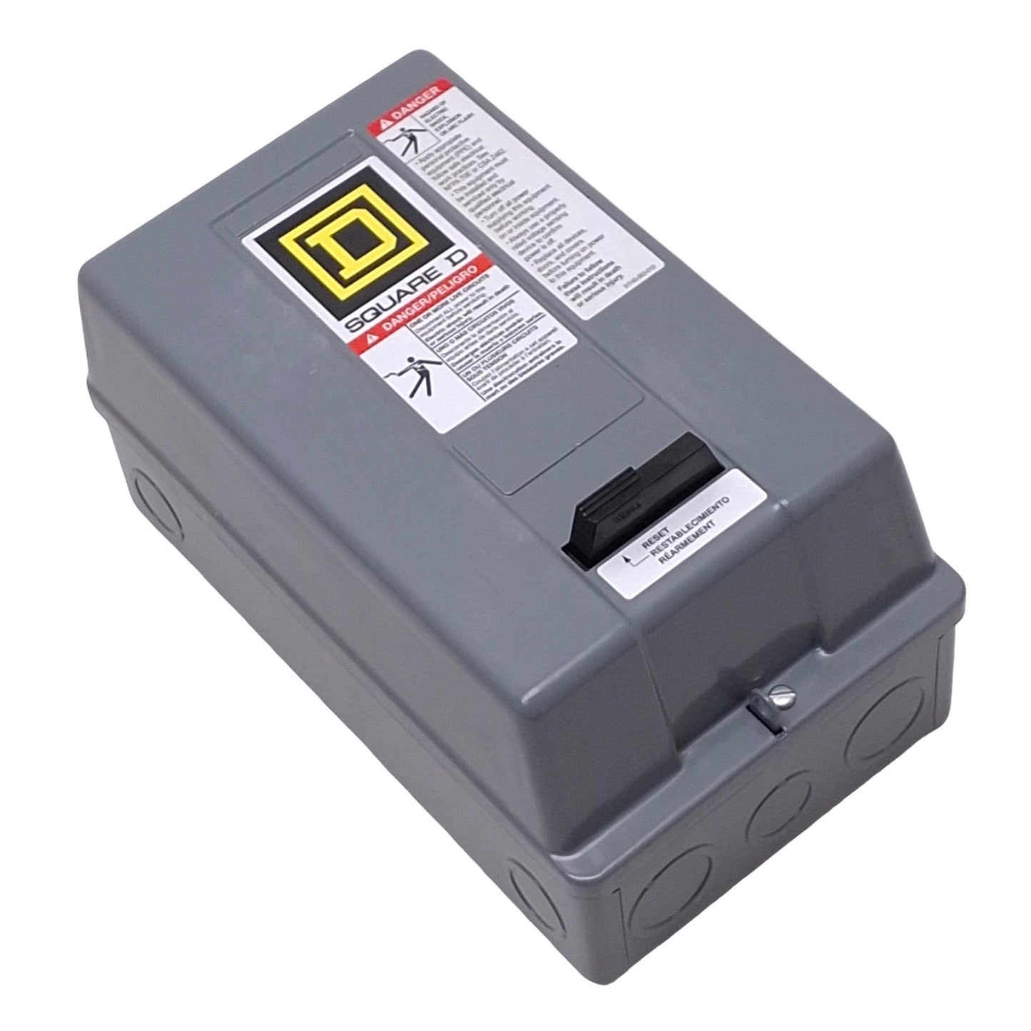 New Square D 8536SCG3V02H30S Motor Starter, 3-Pole 27A, 120VAC Coil NEMA 1 Enclosure