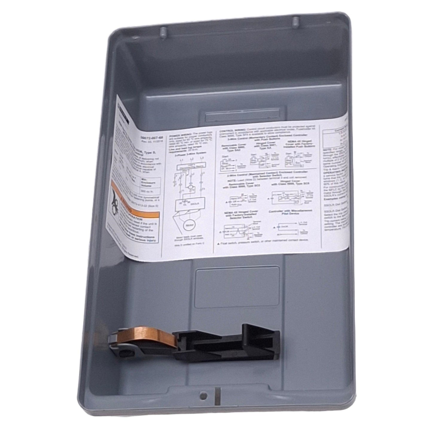 New Square D 8536SCG3V02H30S Motor Starter, 3-Pole 27A, 120VAC Coil NEMA 1 Enclosure