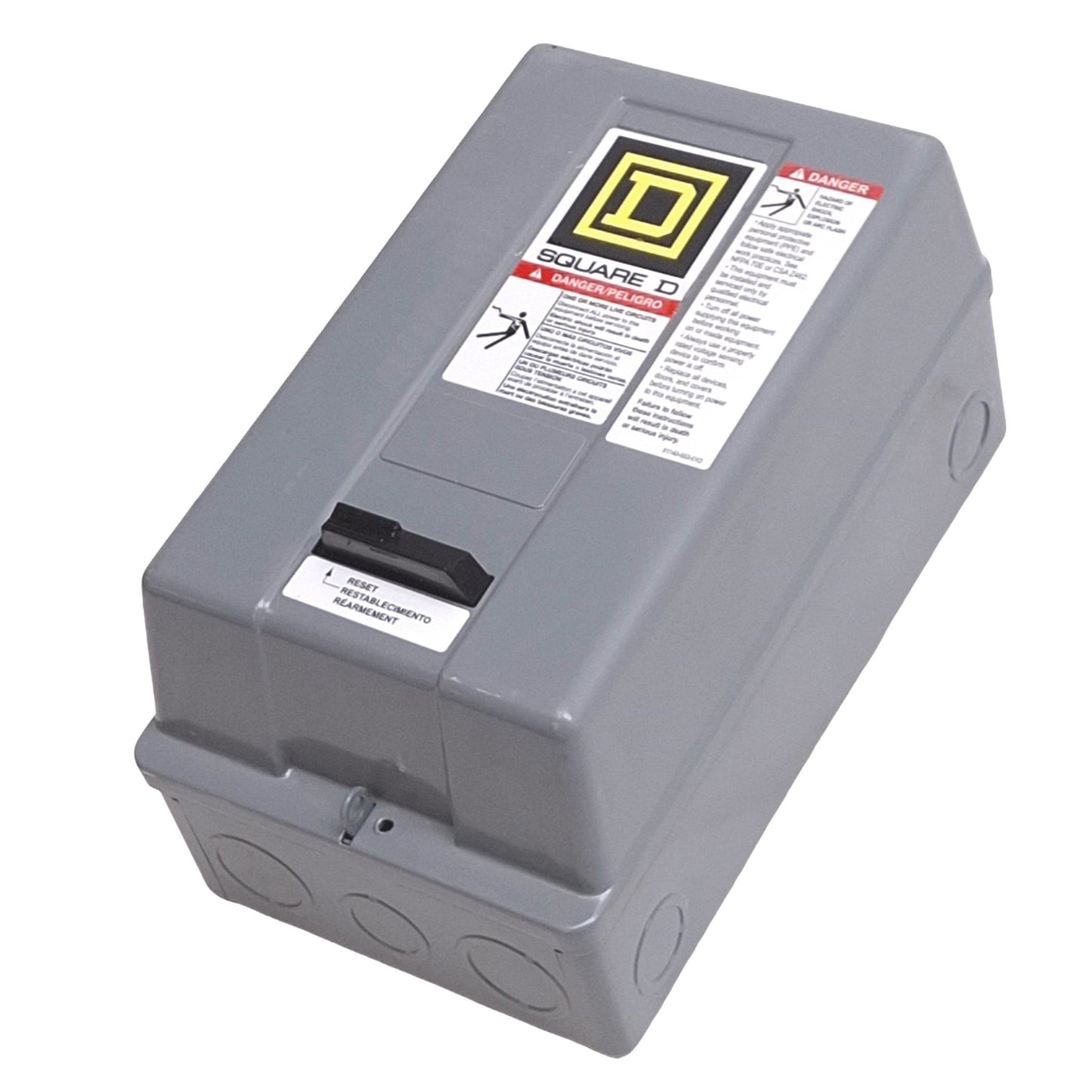 New – Open box Square D 8536SBG3V02H30S Motor Starter, 3-Pole 18A, 120VAC, NEMA 1 Enclosure