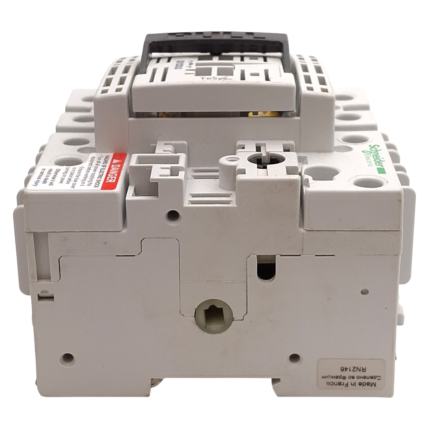 Used Schneider Electric GS1DDU3 Disconnect Switch, 3-Pole, 3Ø 600VAC 30A, DIN Rail