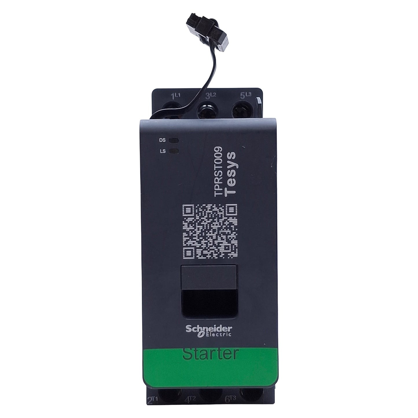 Used Schneider Electric TPRST009 TeSys Motor Starter 3-Pole, 24VDC, 15A, DIN Rail