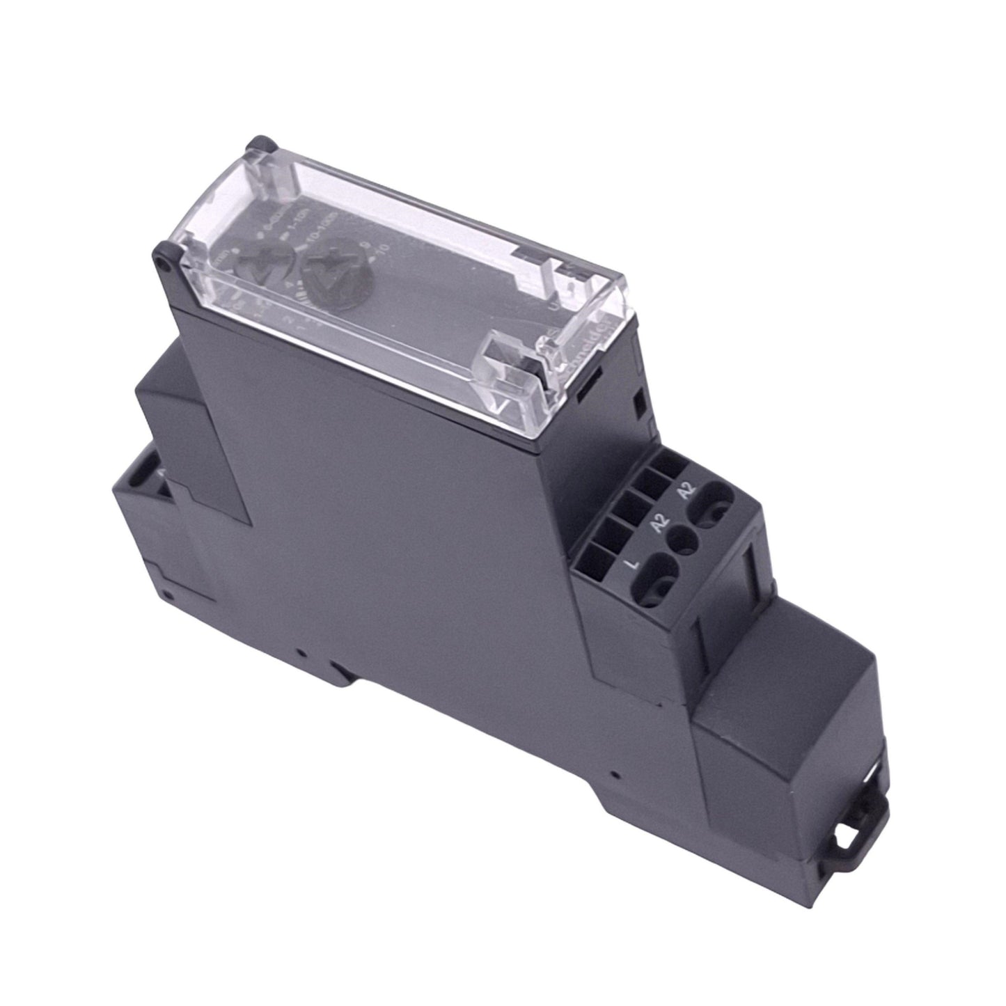Used Schneider Electric RE17LCBMS Timer Relay, SPDT, 0.1s-100h, 24-240VAC, 0.7A