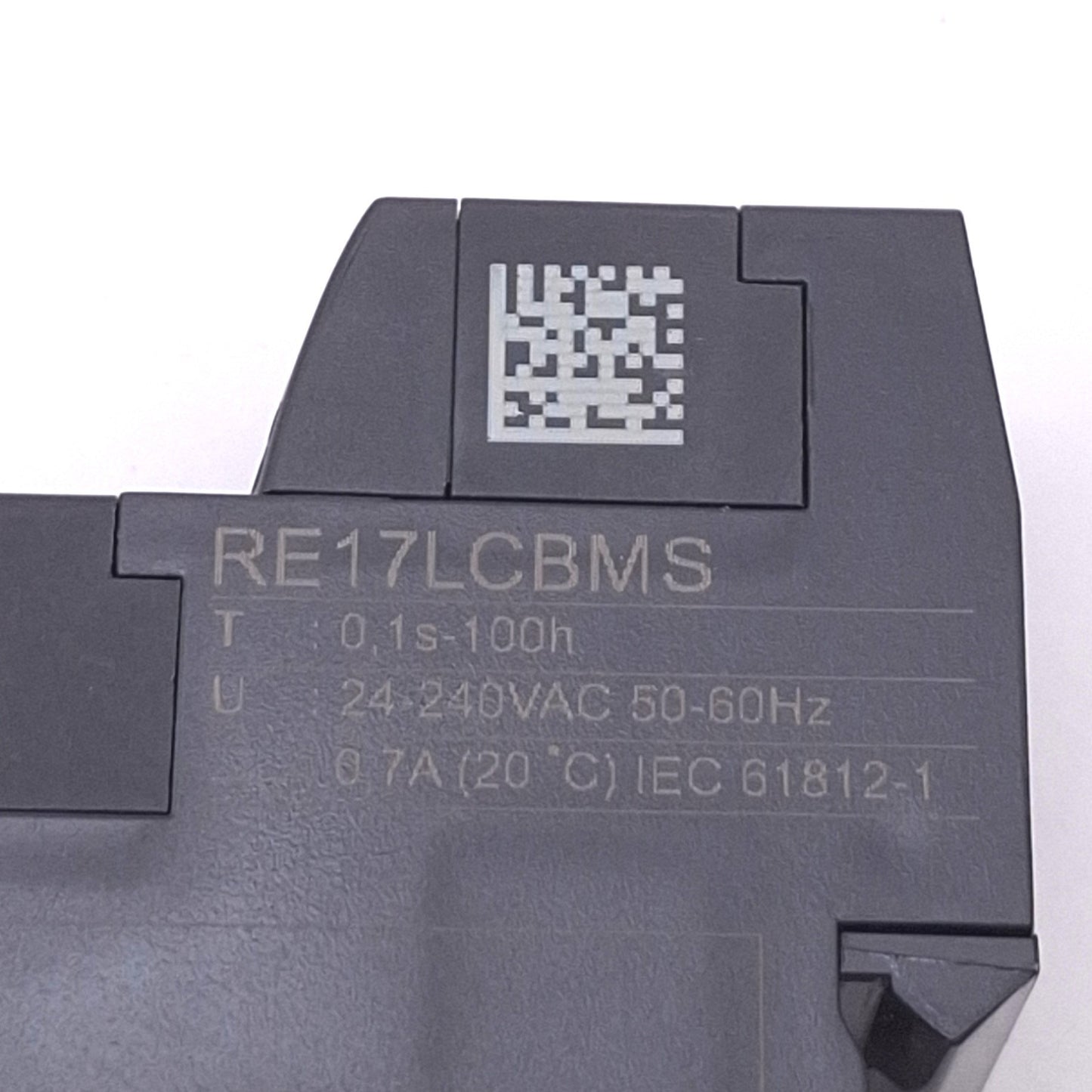Used Schneider Electric RE17LCBMS Timer Relay, SPDT, 0.1s-100h, 24-240VAC, 0.7A