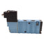 Used Mac 411A-B0A-DM-DDAJ-1KJ Solenoid Valve, 5/2-Way, 1/8in & 1/4in NPT, 24VDC Coil