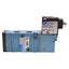 Used Mac 411A-B0A-DM-DDAJ-1KJ Solenoid Valve, 5/2-Way, 1/8in & 1/4in NPT, 24VDC Coil