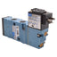 Used Mac 411A-B0A-DM-DDAJ-1KJ Solenoid Valve, 5/2-Way, 1/8in & 1/4in NPT, 24VDC Coil