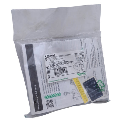 New Schneider Electric PDC6BD6 Power Distribution Block 15-125A, AWG14-AWG6 Terminal