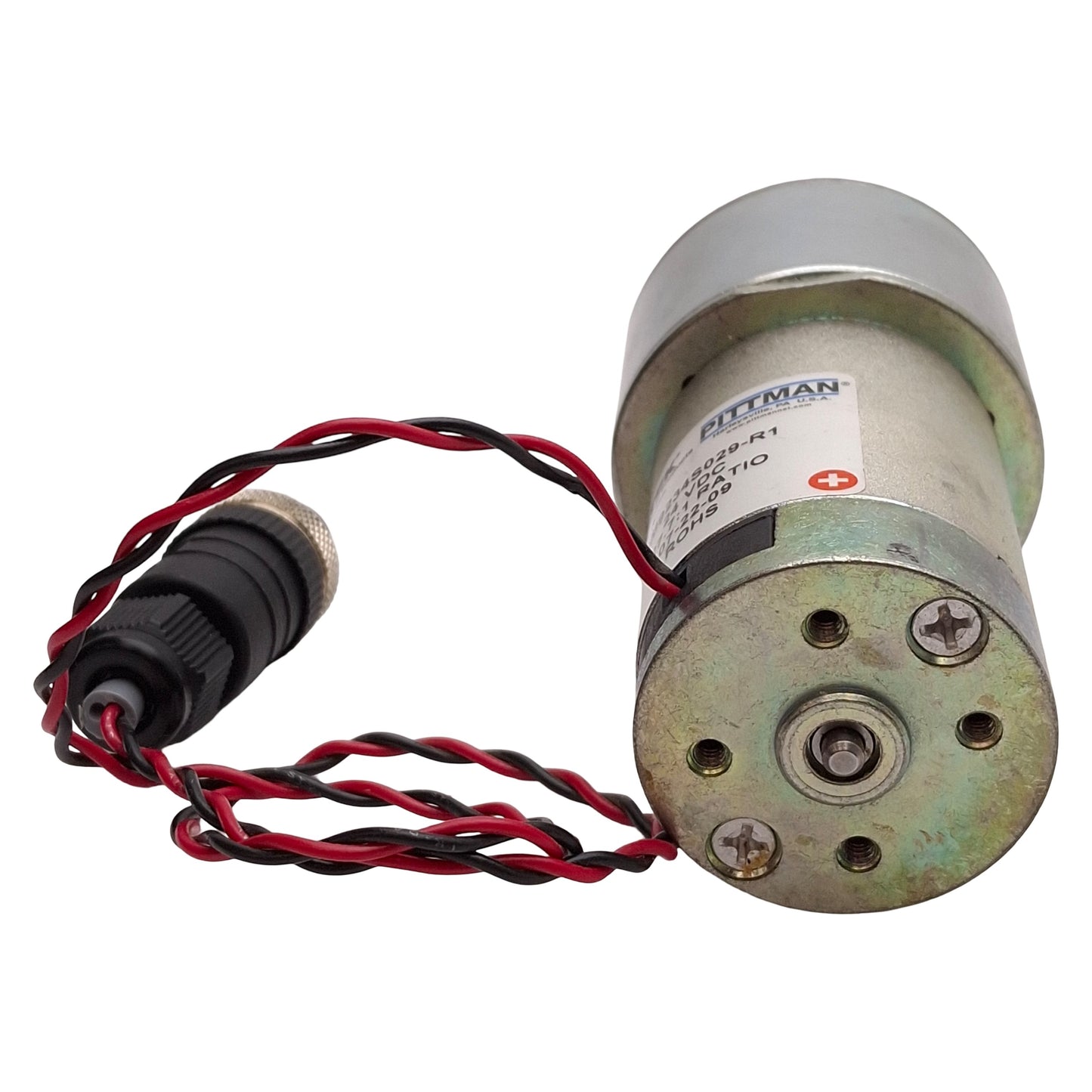 Used Ametek Pittman GM9234S029-R1 DC Gearmotor, 127.7:1, 36rpm, 500oz-in, 24VDC