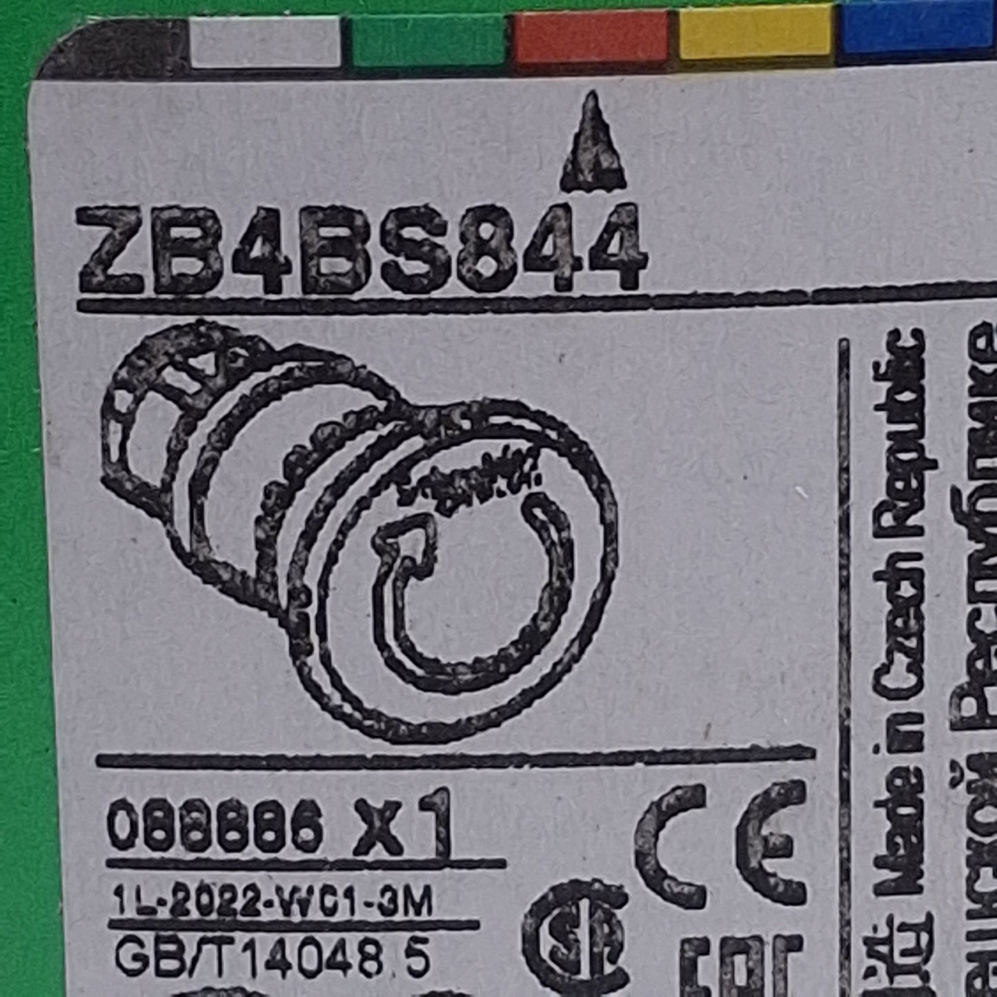 New Schneider Electric ZB4BS844 E-Stop Twist-To-Release Push Button Head 22mm