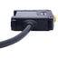 Used Banner D10AFPG Fiber Optic Sensor NPN/PNP, 10-30VDC,Green Beam, 2ft Cable