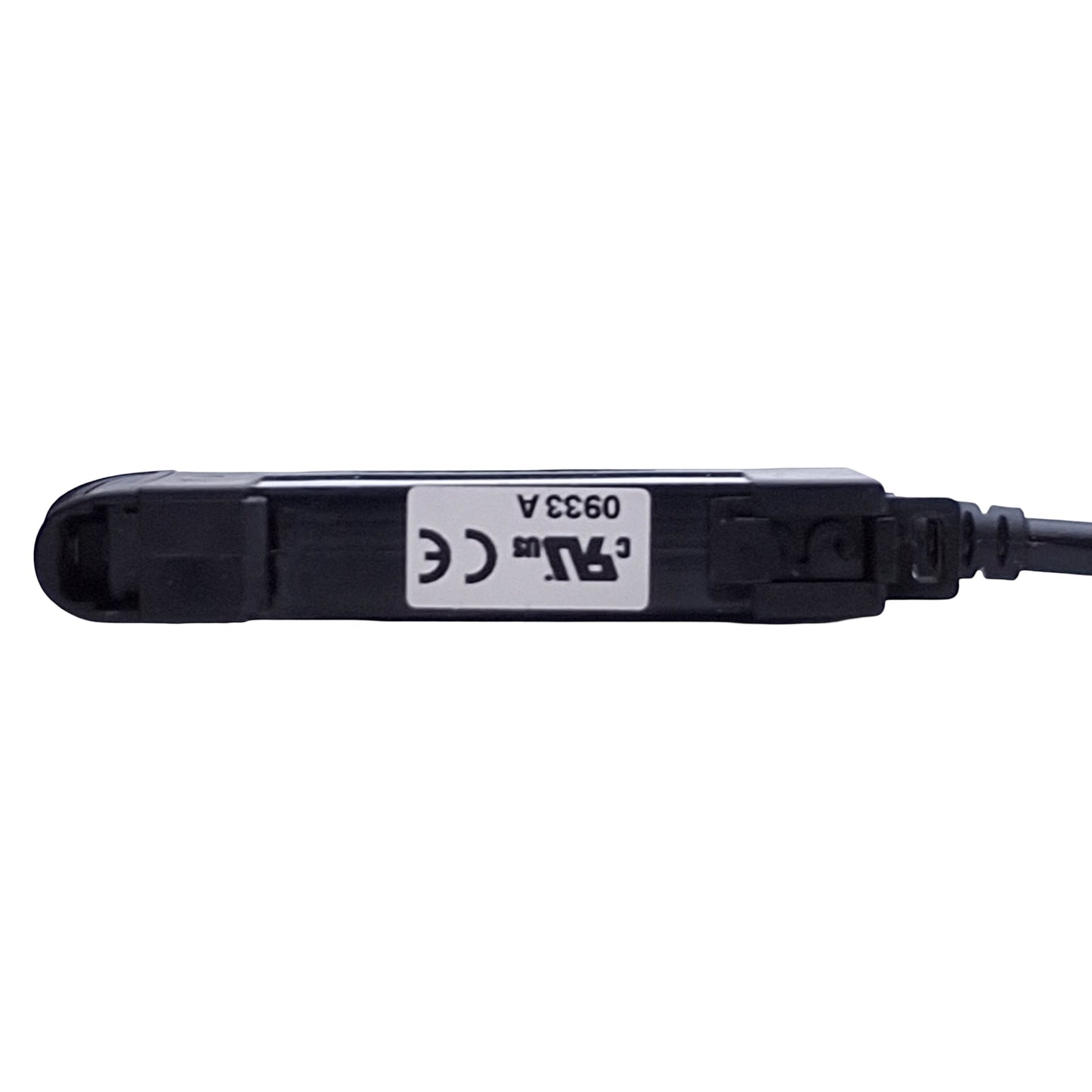 Used Banner D10AFPG Fiber Optic Sensor NPN/PNP, 10-30VDC,Green Beam, 2ft Cable