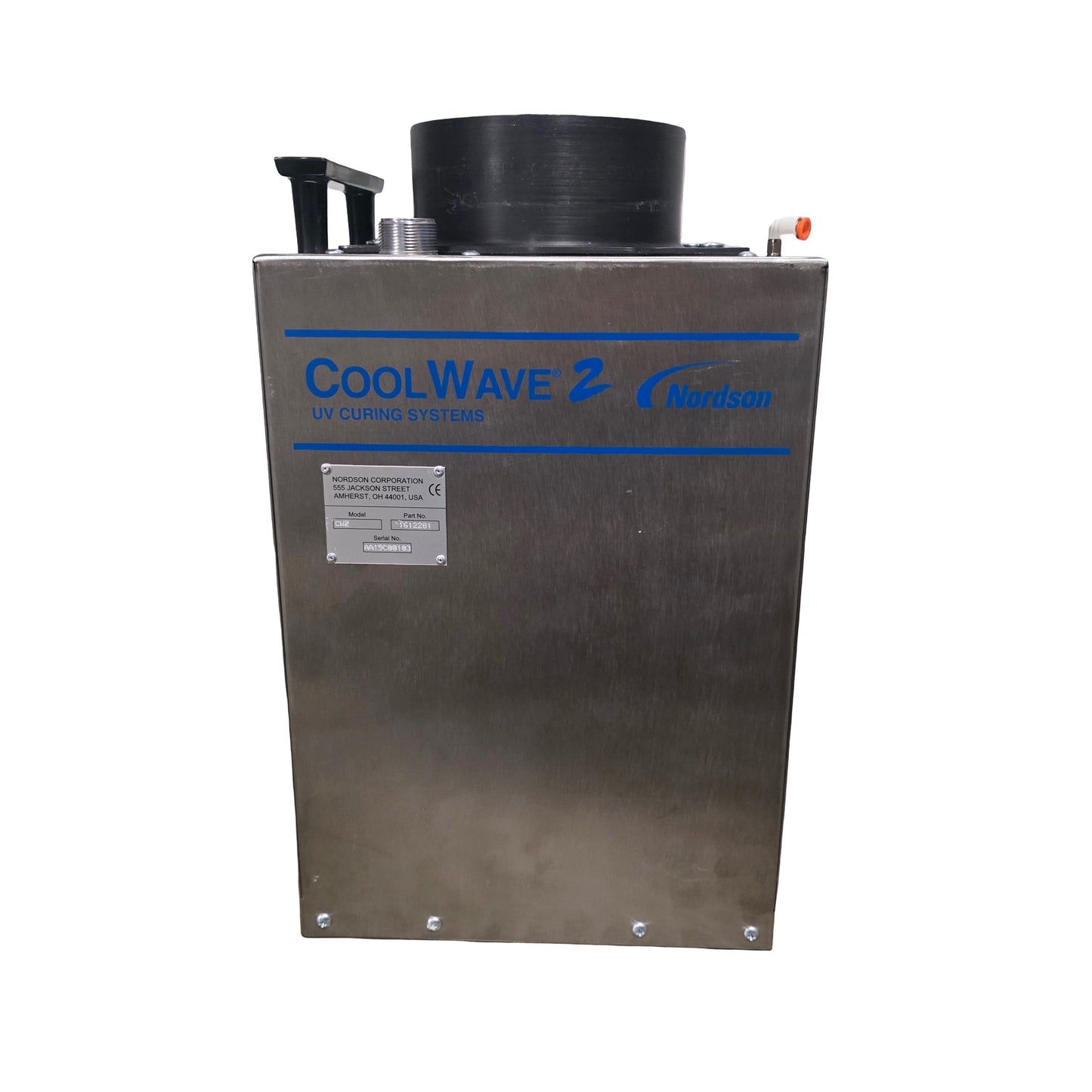Used Nordson MPS2-410V Coolwave 2 UV Curing System Controller With CW2 Lamphead