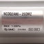 Used SMC NCDQ2A80-25DMZ Compact Cylinder, ø80mm Bore, 25mm Stroke, 145psi, 3/8in NPT
