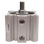 Used SMC NCDQ2A80-25DMZ Compact Cylinder, ø80mm Bore, 25mm Stroke, 145psi, 3/8in NPT