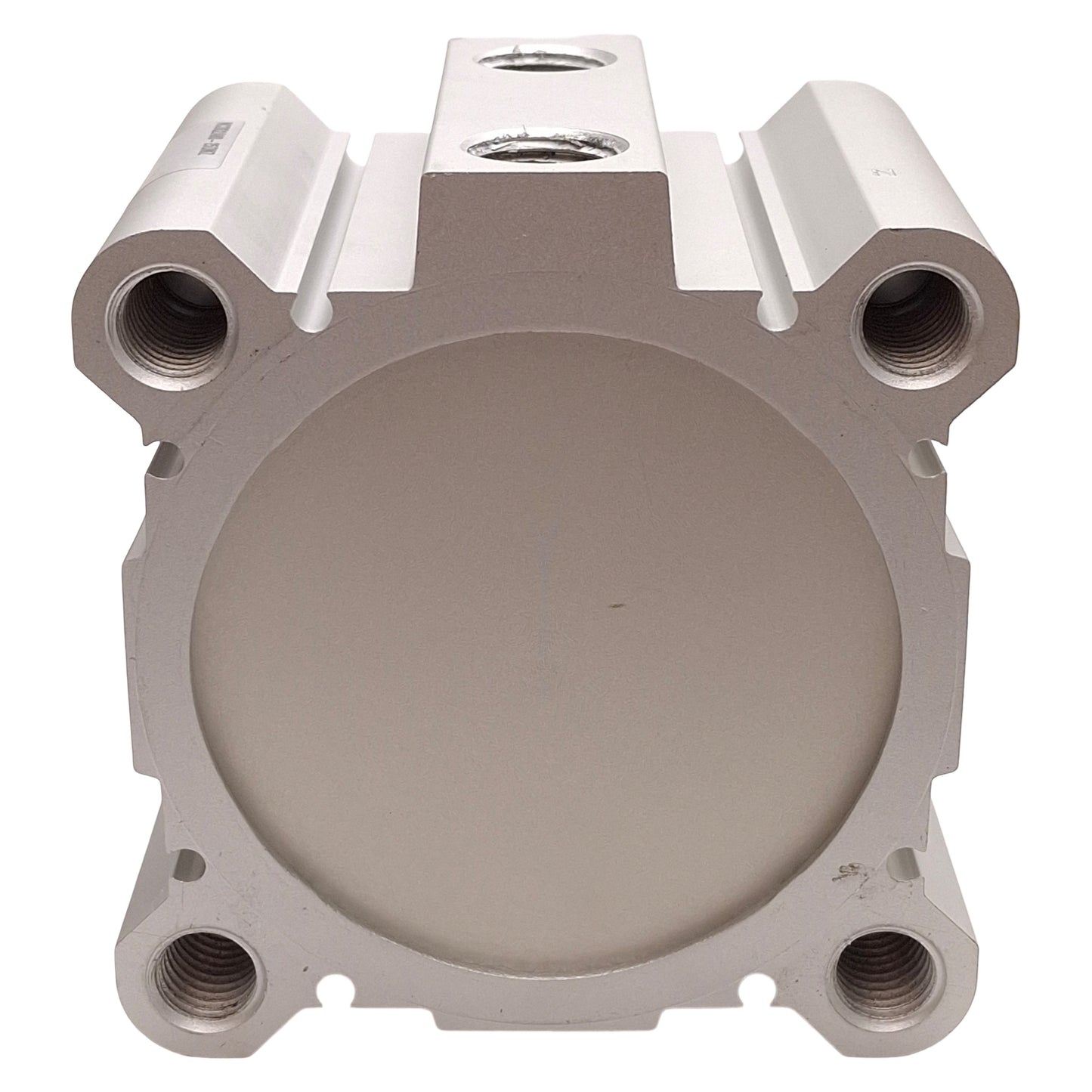 Used SMC NCDQ2A80-25DMZ Compact Cylinder, ø80mm Bore, 25mm Stroke, 145psi, 3/8in NPT