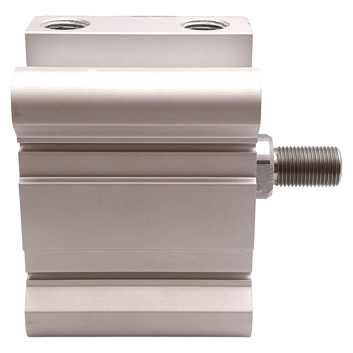 Used SMC NCDQ2A80-25DMZ Compact Cylinder, ø80mm Bore, 25mm Stroke, 145psi, 3/8in NPT