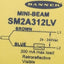 Used Banner SM2A312LV Retroreflective Mini Beam Sensor 24-240VAC, 5m Range, 2m Cable