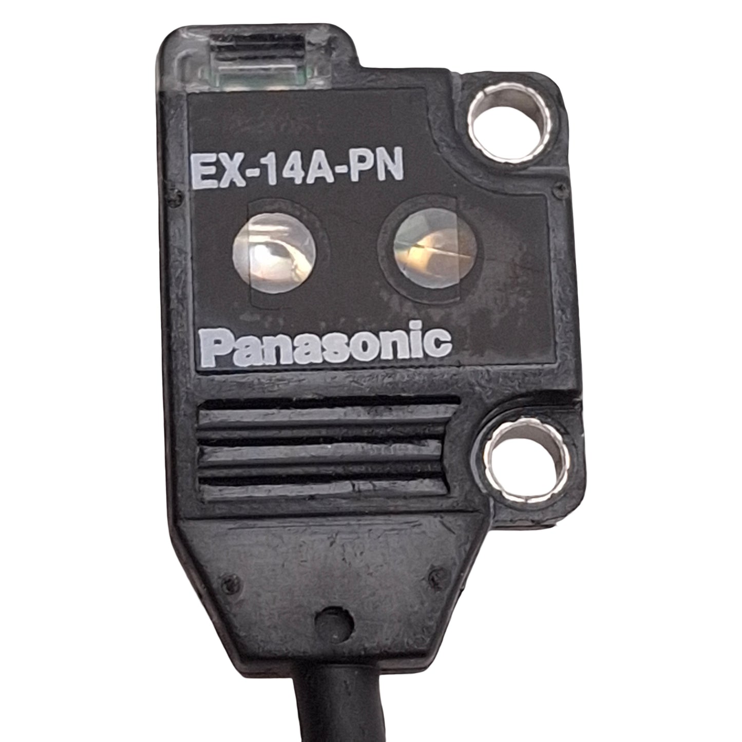 Used Panasonic SUNX EX-14A-PN Photoelectric Sensor, PNP, ø0.1mm @ 2-25mm, 12-24VDC