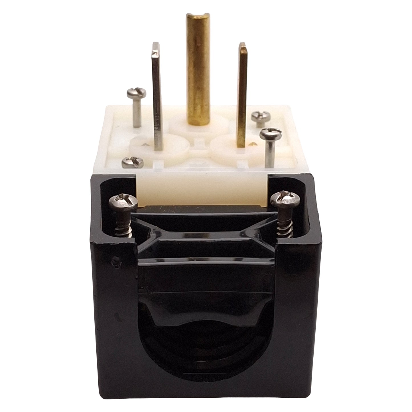 Used Hubbell HBL9361 Industrial Male Plug, 2-Pole 3-Wire Grounding, 50A 125V, 5-50P