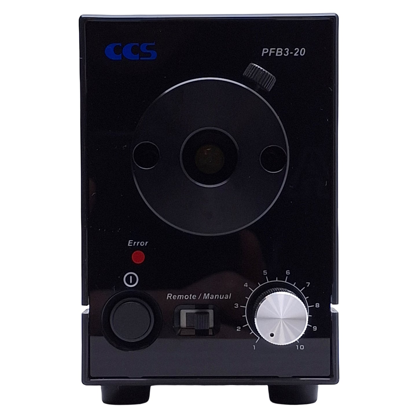 Used CCS PFB3-20SW-F-AJT-CS1 Fiber Optic LED Light Source 24VDC, 15W, 14mm Out