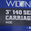 New Lot of 2 Wilton 143C Carriage C-Clamp 0in-3in Jaw, 1430lb Clamping Force