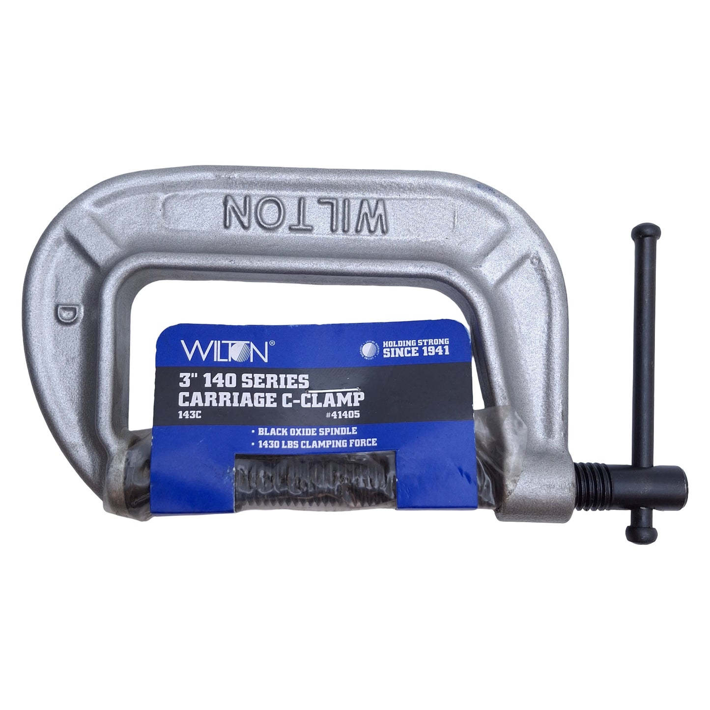 New Lot of 2 Wilton 143C Carriage C-Clamp 0in-3in Jaw, 1430lb Clamping Force