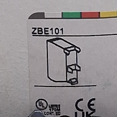 New Lot of 4 Schneider Electric ZBE101 Switch Contact Block, 1NO, 10A 600V, ø22mm