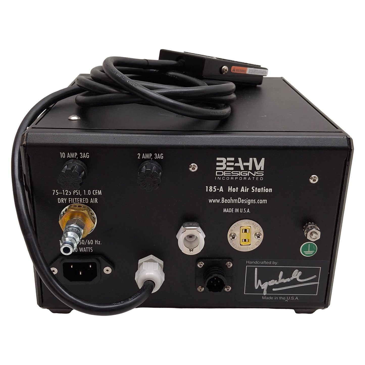 Used Beahm 185-A Standard Hot Air System, 200-750°F, ø0.375in x 0.187in W, 120/240VAC