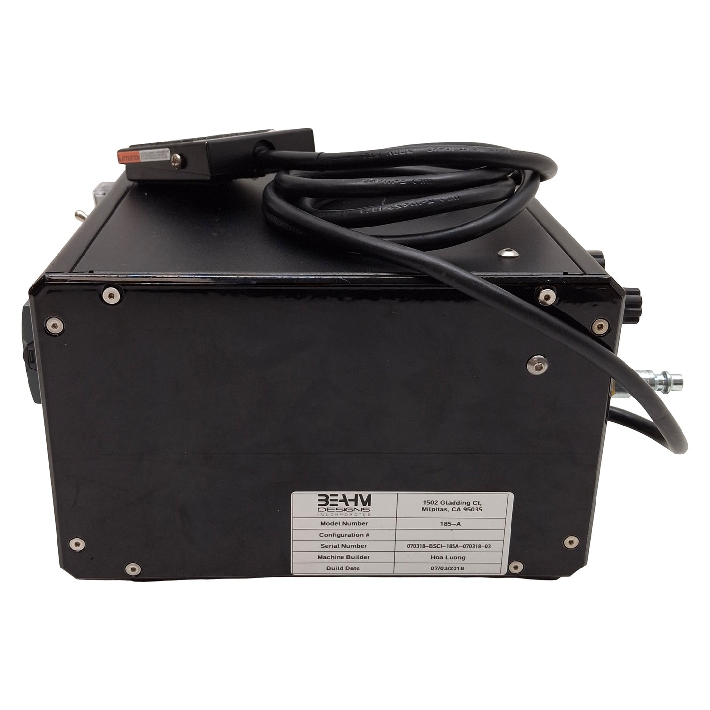 Used Beahm 185-A Standard Hot Air System, 200-750°F, ø0.375in x 0.187in W, 120/240VAC