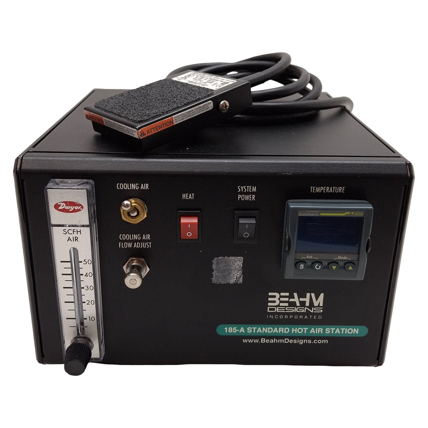 Used Beahm 185-A Standard Hot Air System, 200-750°F, ø0.375in x 0.187in W, 120/240VAC