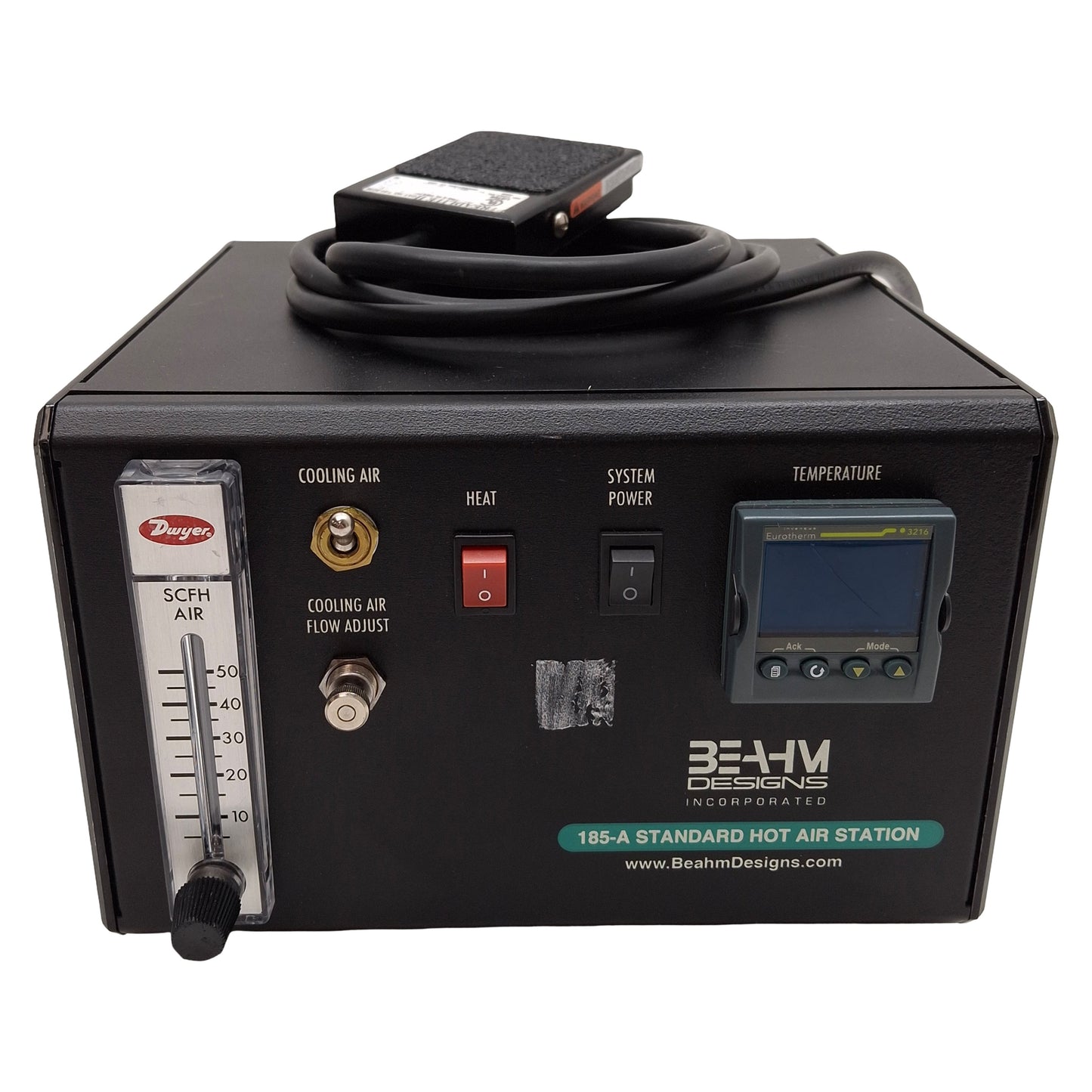 Used Beahm 185-A Standard Hot Air System, 200-750°F, ø0.250in x 0.075in W, 120/240VAC