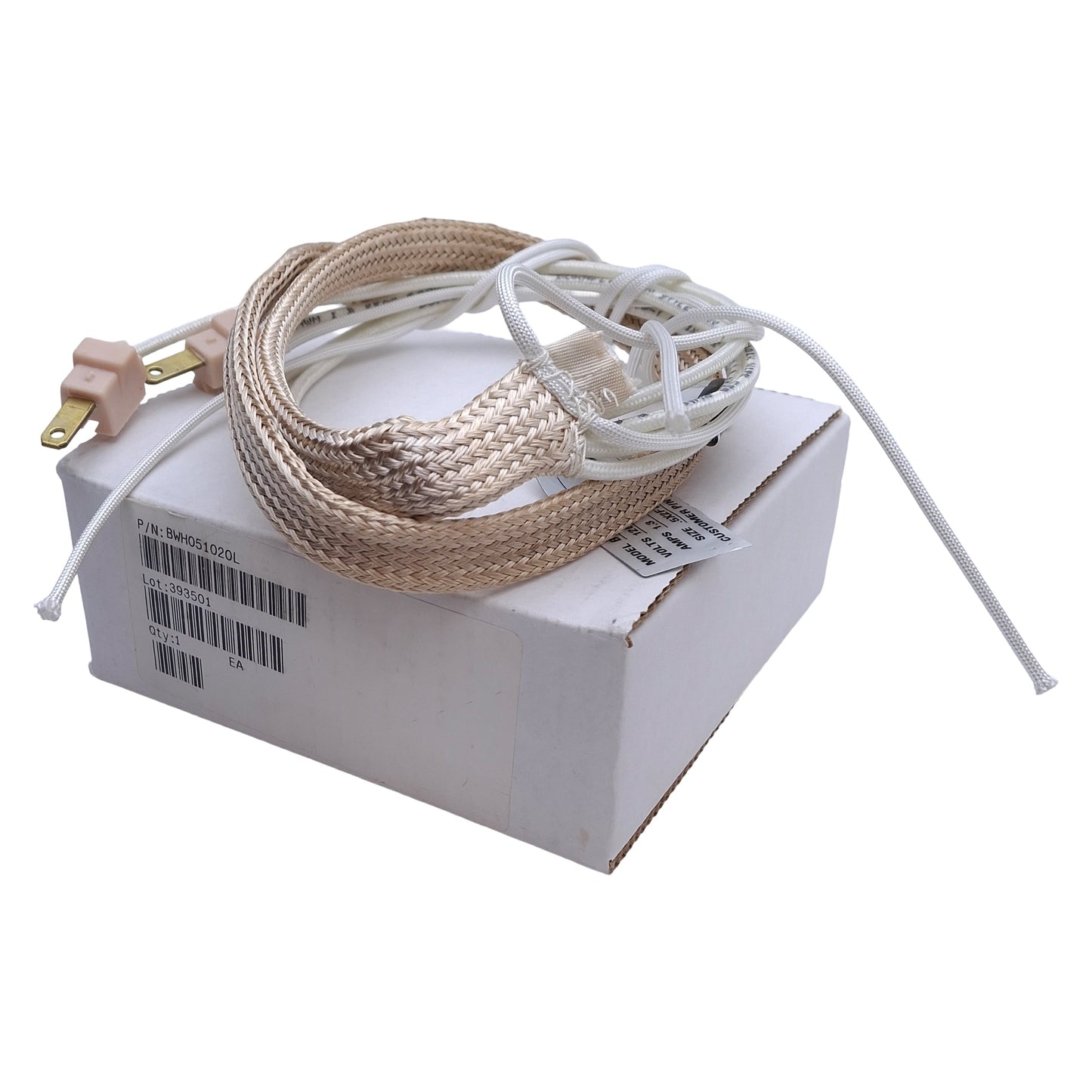 New BriskHeat BWH051020L Heavy Insulated Heating Tape 120VAC, 156W, 2ft Length