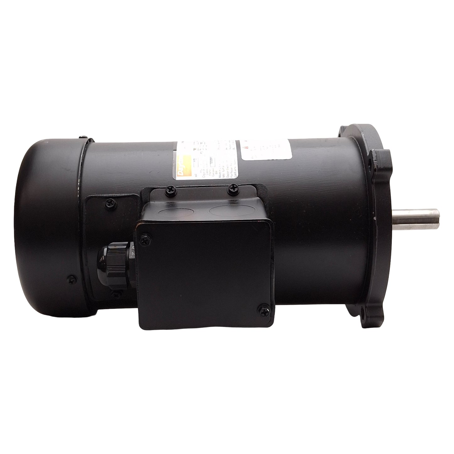 Used Dayton 2M168A PM DC Motor, 1/2HP, 90VDC 5A, 1750rpm, ø5/8in Shaft, SS56C Frame