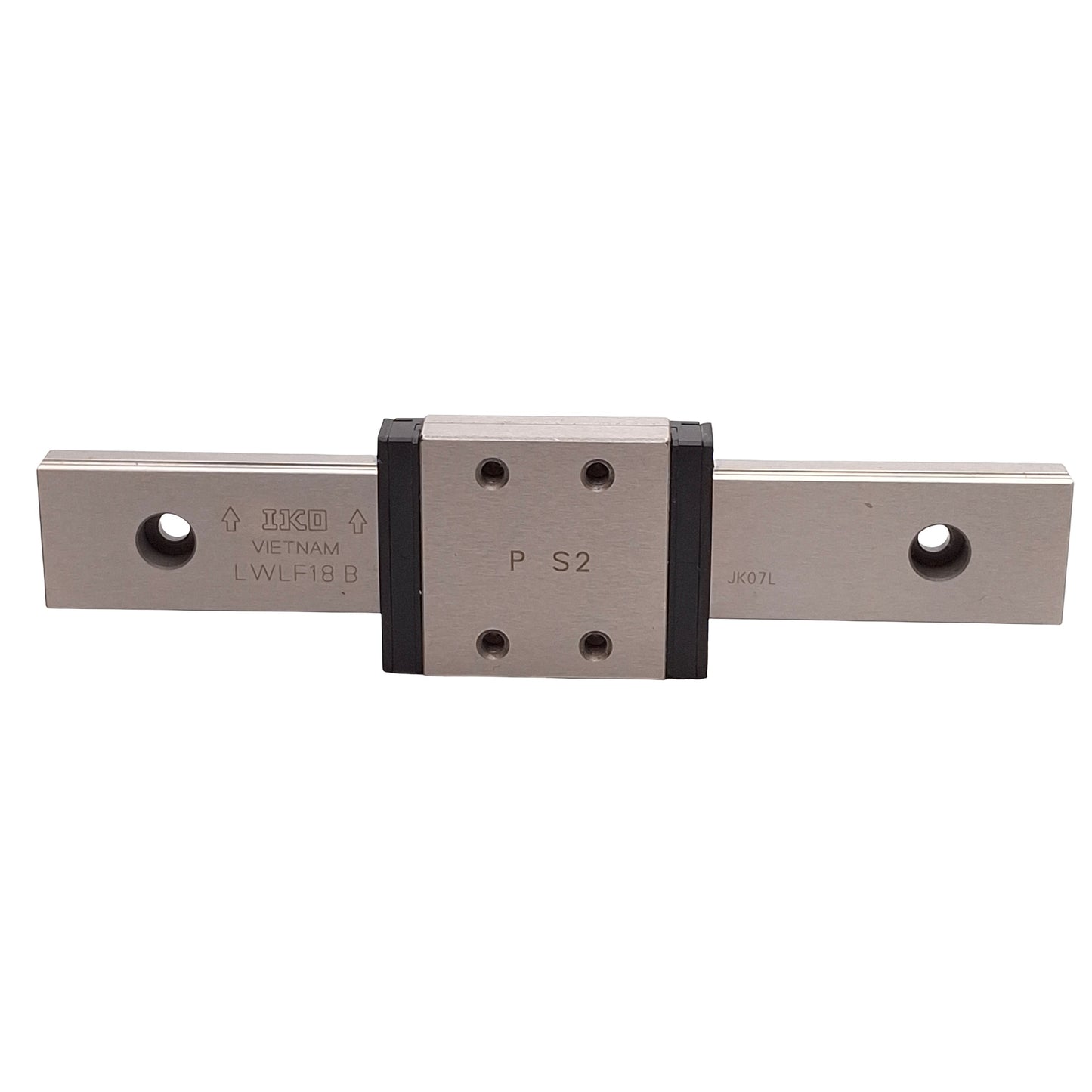 Used IKO LWLF18B Linear Guide Assembly, 120mm Rail, 38.5 x 30mm Carriage, 2280N Load