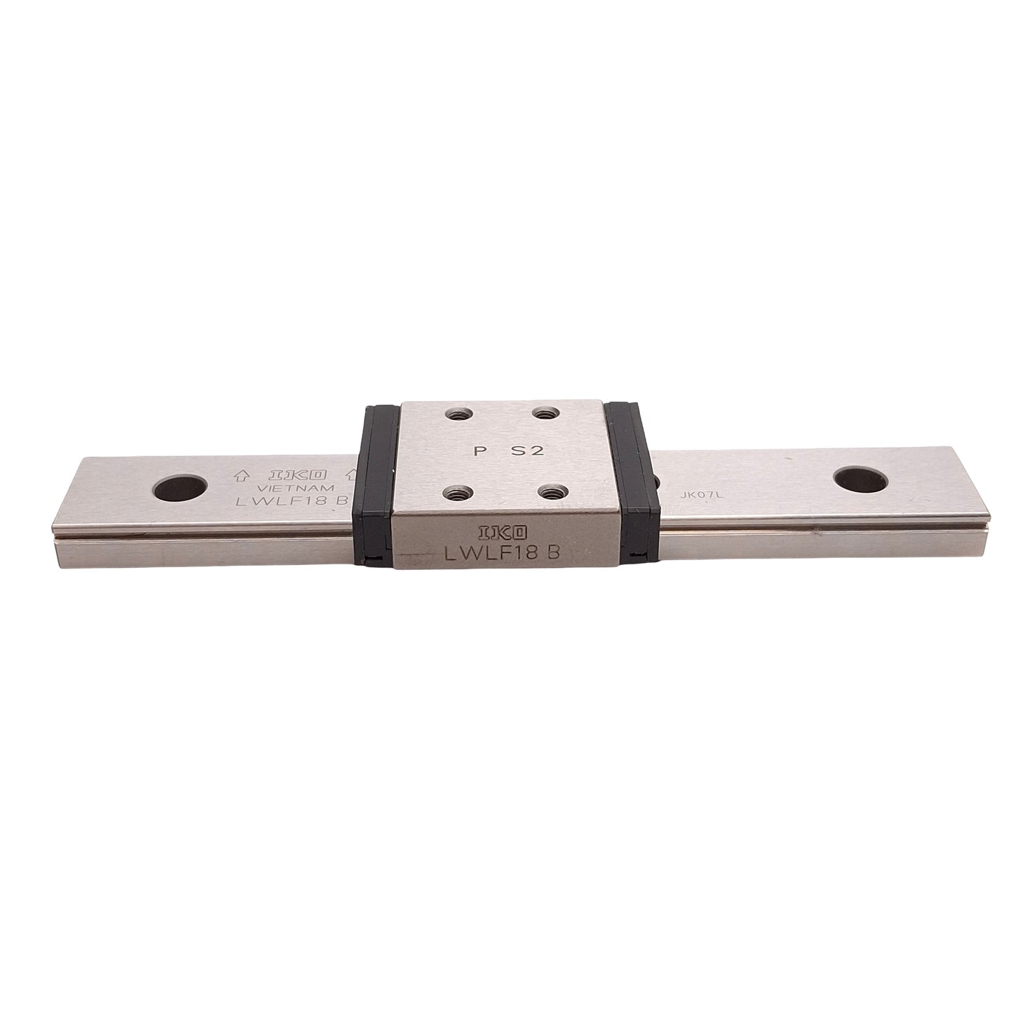 Used IKO LWLF18B Linear Guide Assembly, 120mm Rail, 38.5 x 30mm Carriage, 2280N Load