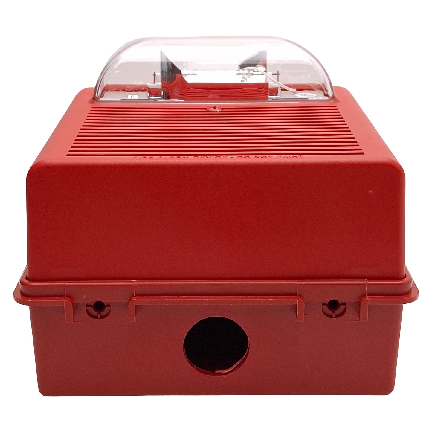 Used Eaton Wheelock ASWP-2475W WPBB Fire Alarm Horn & Strobe w/ Mount, 75dB, 24VDC