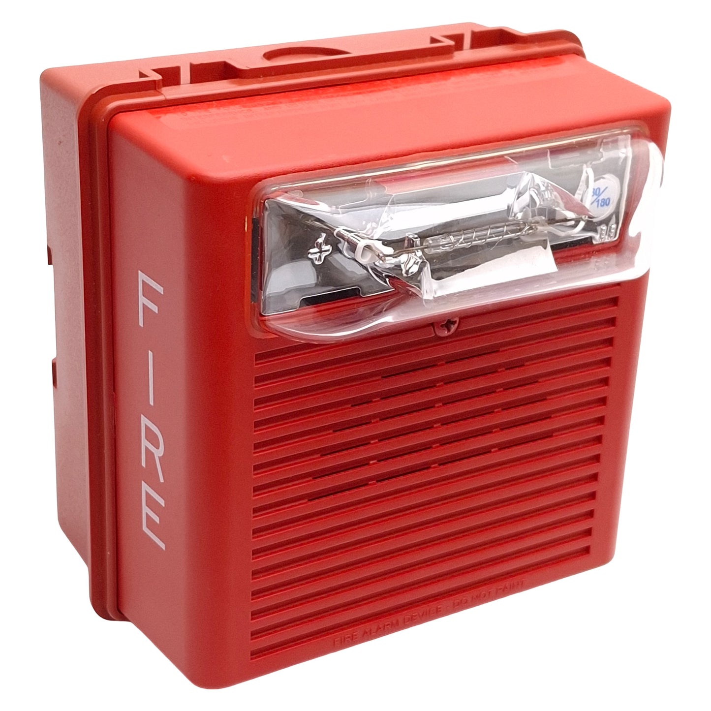 Used Eaton Wheelock ASWP-2475W WPBB Fire Alarm Horn & Strobe w/ Mount, 75dB, 24VDC