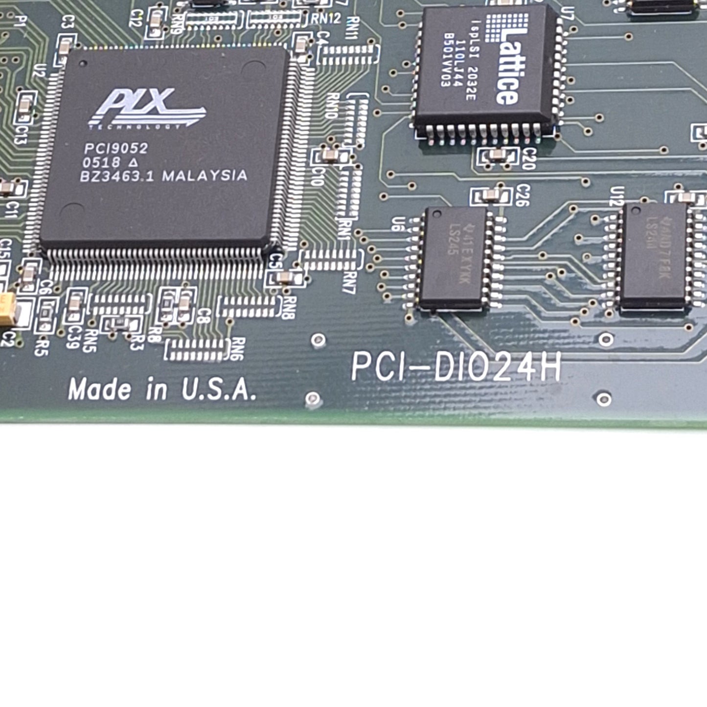 Used Measurement Computing PCI-DIO24H Digital I/O Board, 24-Channel TTL, 37-Pin D-Sub