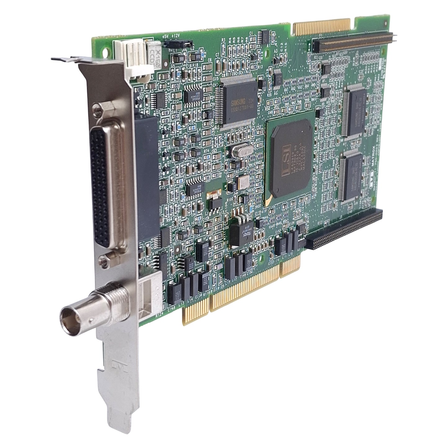 Used Matrox Meteor2/4 Frame Grabber Card PCI 12x Video Inputs, BNC NTSC/PAL, RS-232