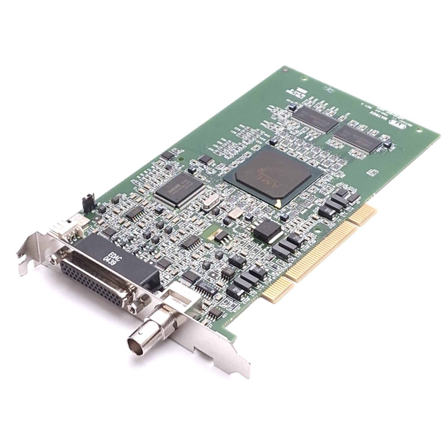 Used Matrox 63039620278 Meteor-II 750-03 Frame Grabber Card, PCI, BNC, 44-Pin D-Sub
