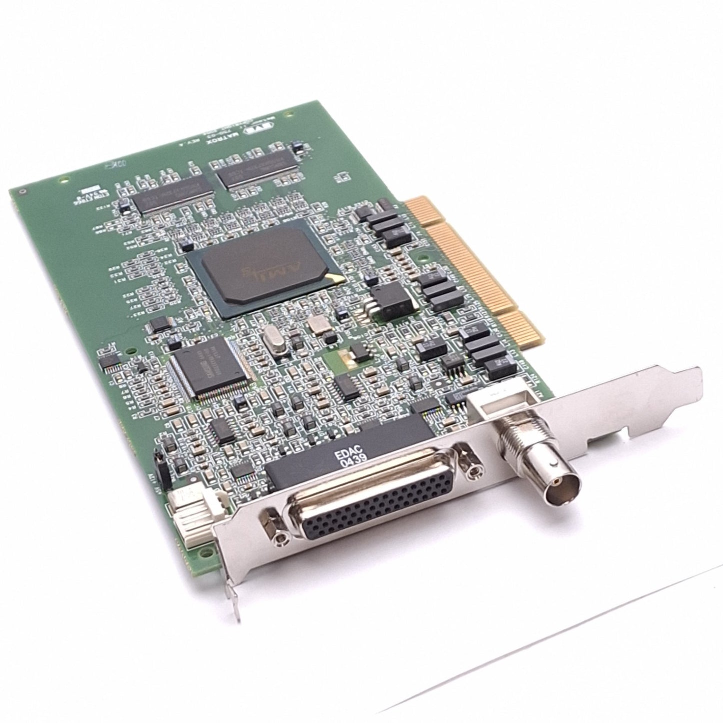 Used Matrox 63039620278 Meteor-II 750-03 Frame Grabber Card, PCI, BNC, 44-Pin D-Sub