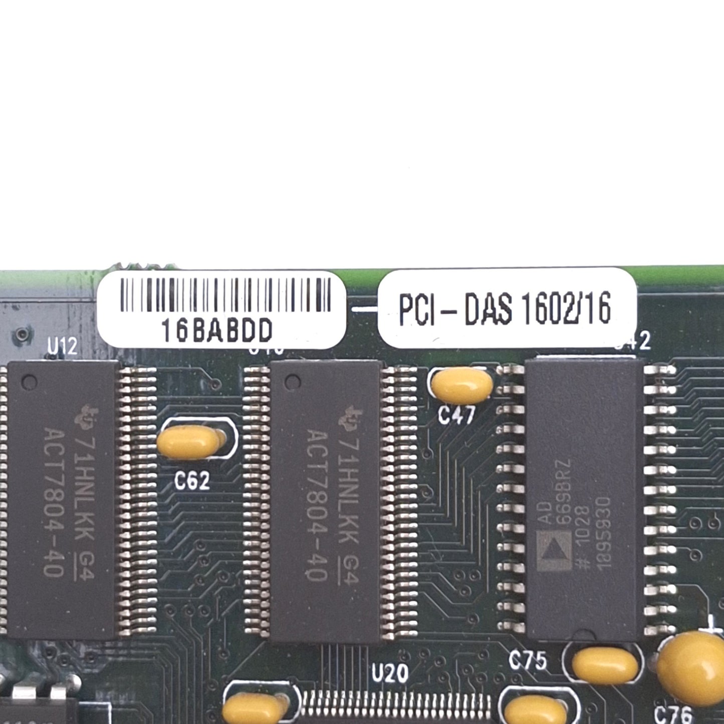Used Measurement Computing PCI-DAS1602/16 Analog & Digital I/O Board, PCI, 24 I/O