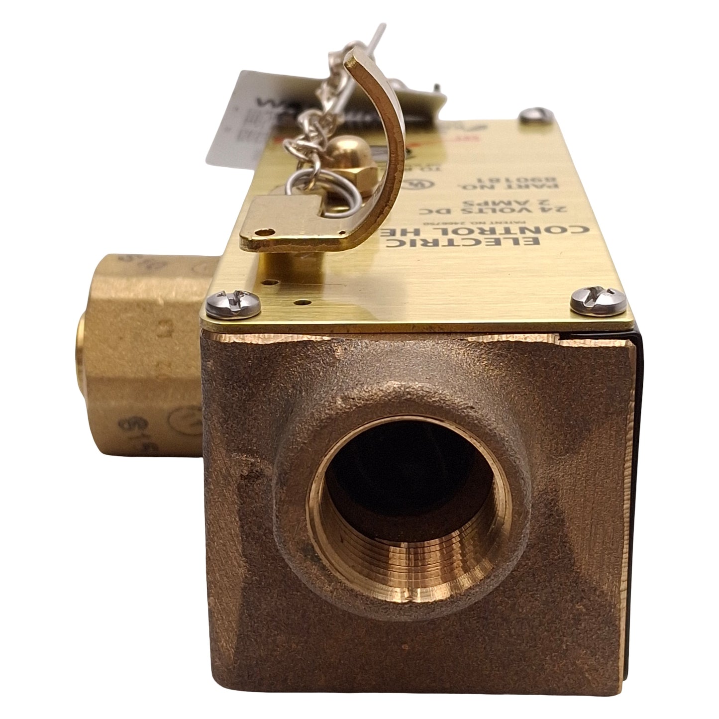 Used Kidde Fenwal 890181 ECS Electric Control Head, 3/4in & 1-1/4in NPT, 24VDC 2A