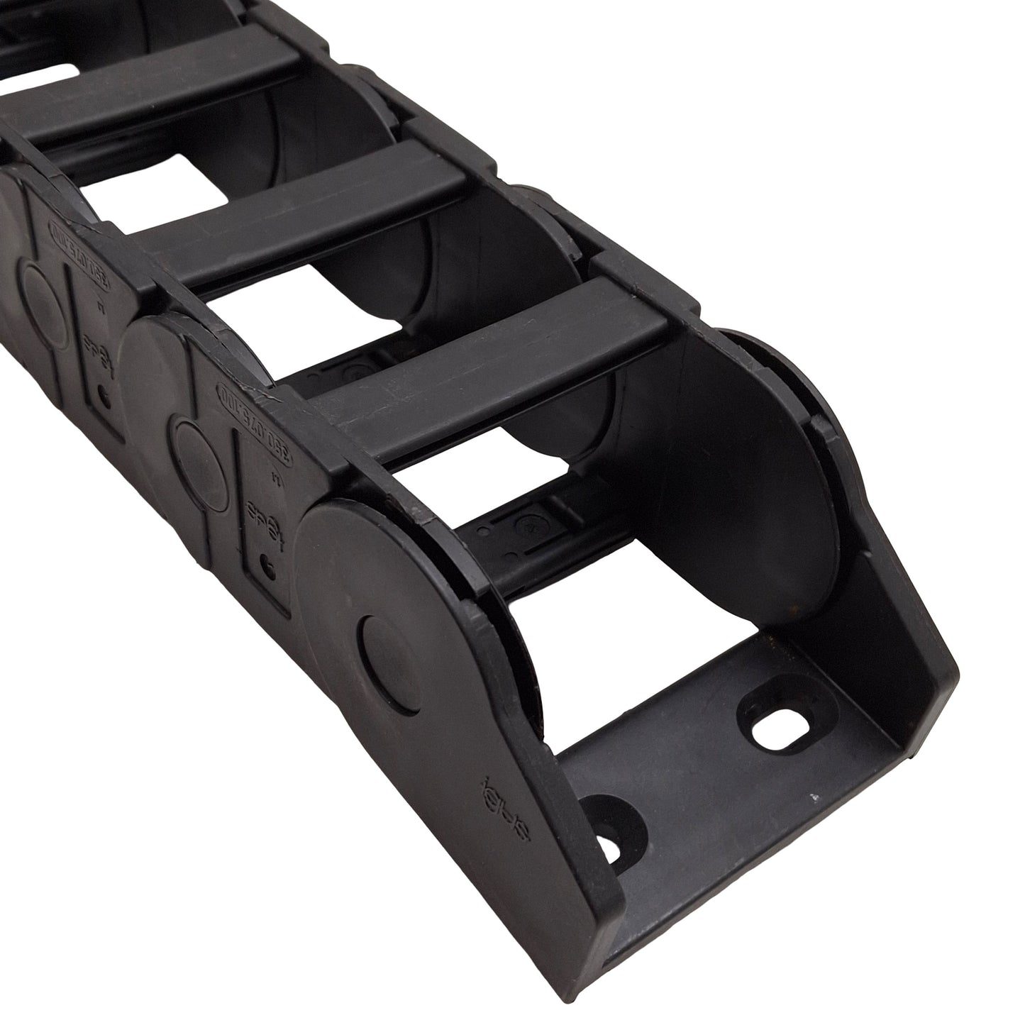 Used Igus 350.075.100 Energy Chain 75x45mm Inner ø100mm Bend, 14-Link + Ends, 41.75in