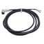 Used Keyence OP-87640 Connector Cable, 4-Pin M12 Female L-Shape to Flying Leads, 2m